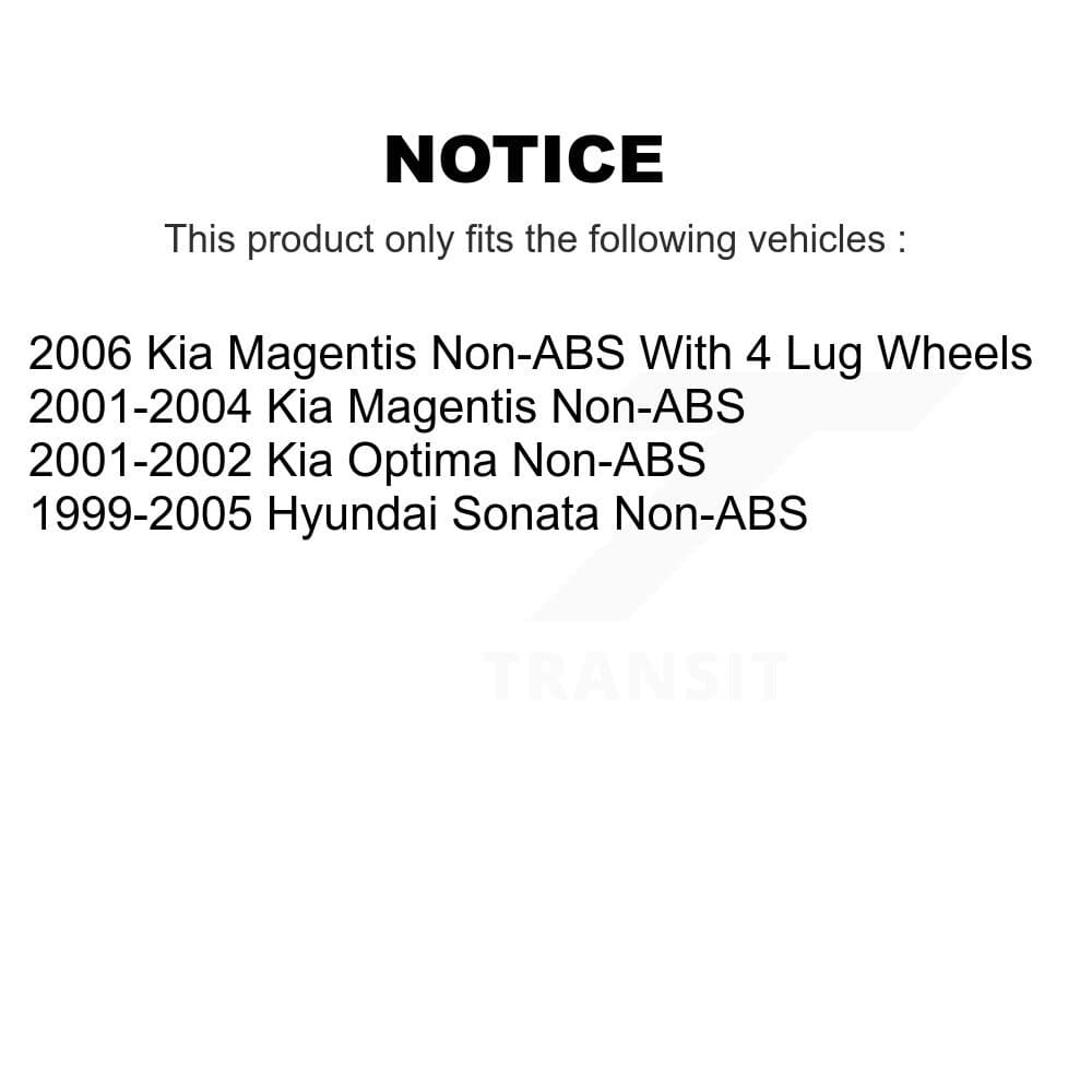 Transit Auto - K7D-101868 - Rear Wheel Bearing and Hub Assembly Kits image 14