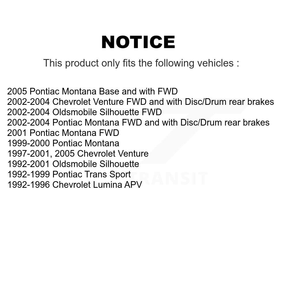 Transit Auto - K7D-101871 - Rear Wheel Bearing and Hub Assembly Kits image 14