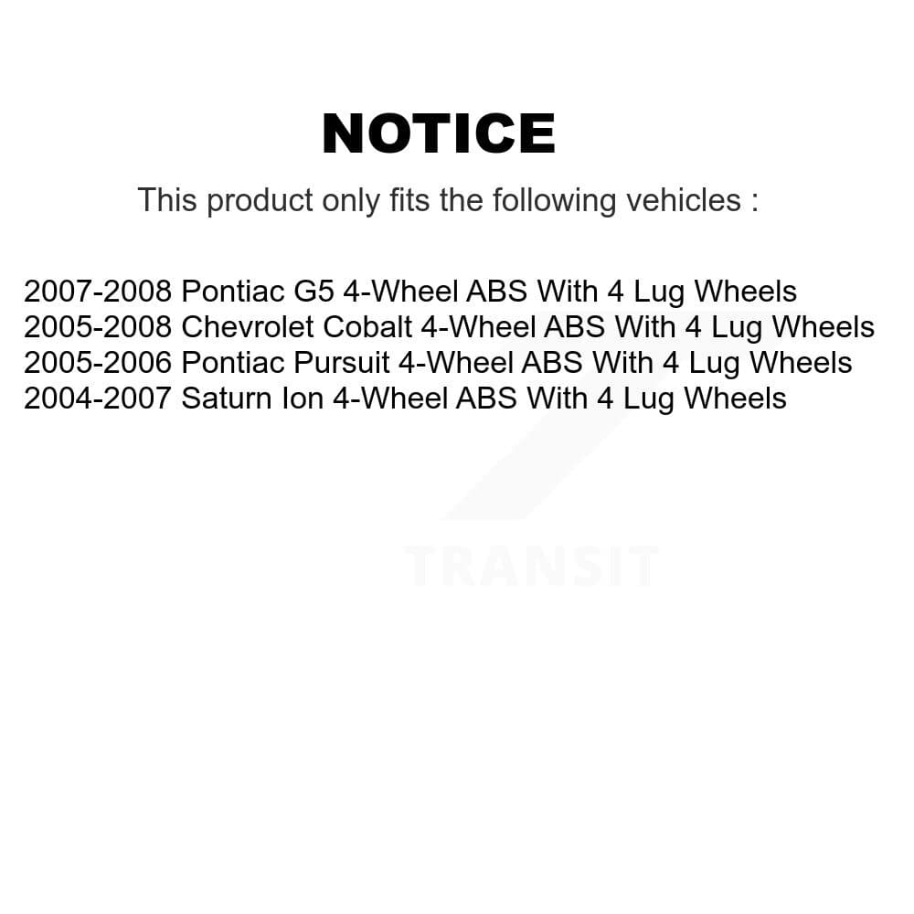 Transit Auto - K7D-101879 - Rear Wheel Bearing and Hub Assembly Kits image 14