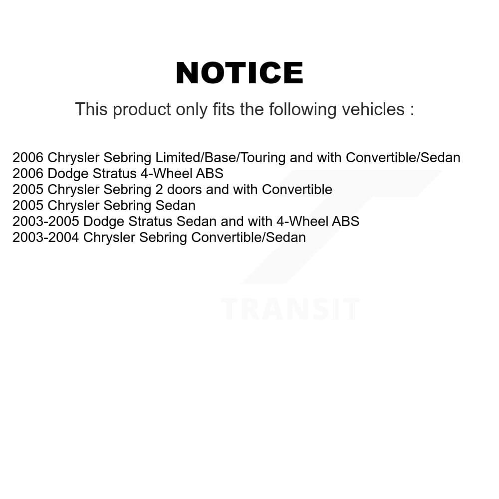 Transit Auto - K7D-101935 - Rear Wheel Bearing and Hub Assembly Kits image 14