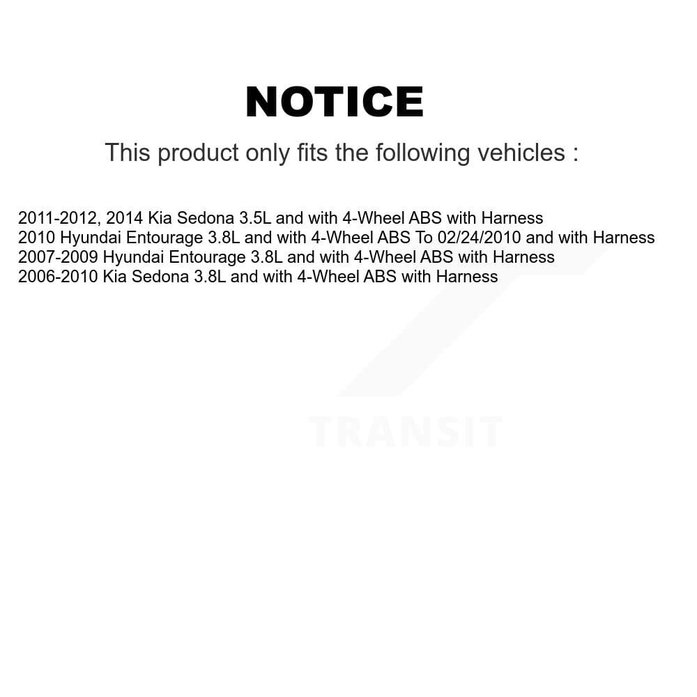 Kugel - K7S-100378 - Rear Wheel Bearing and Hub Assembly Kits image 11