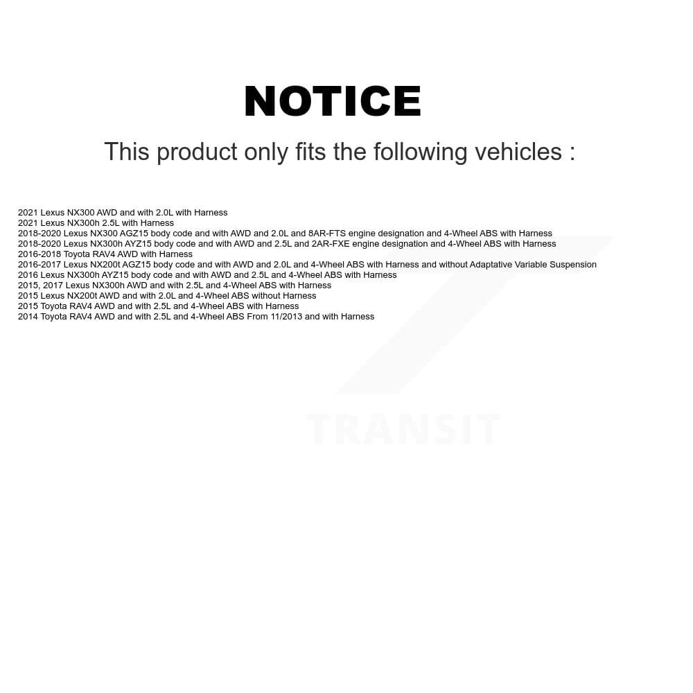 Kugel - K7S-100449 - Rear Wheel Bearing and Hub Assembly Kits image 11