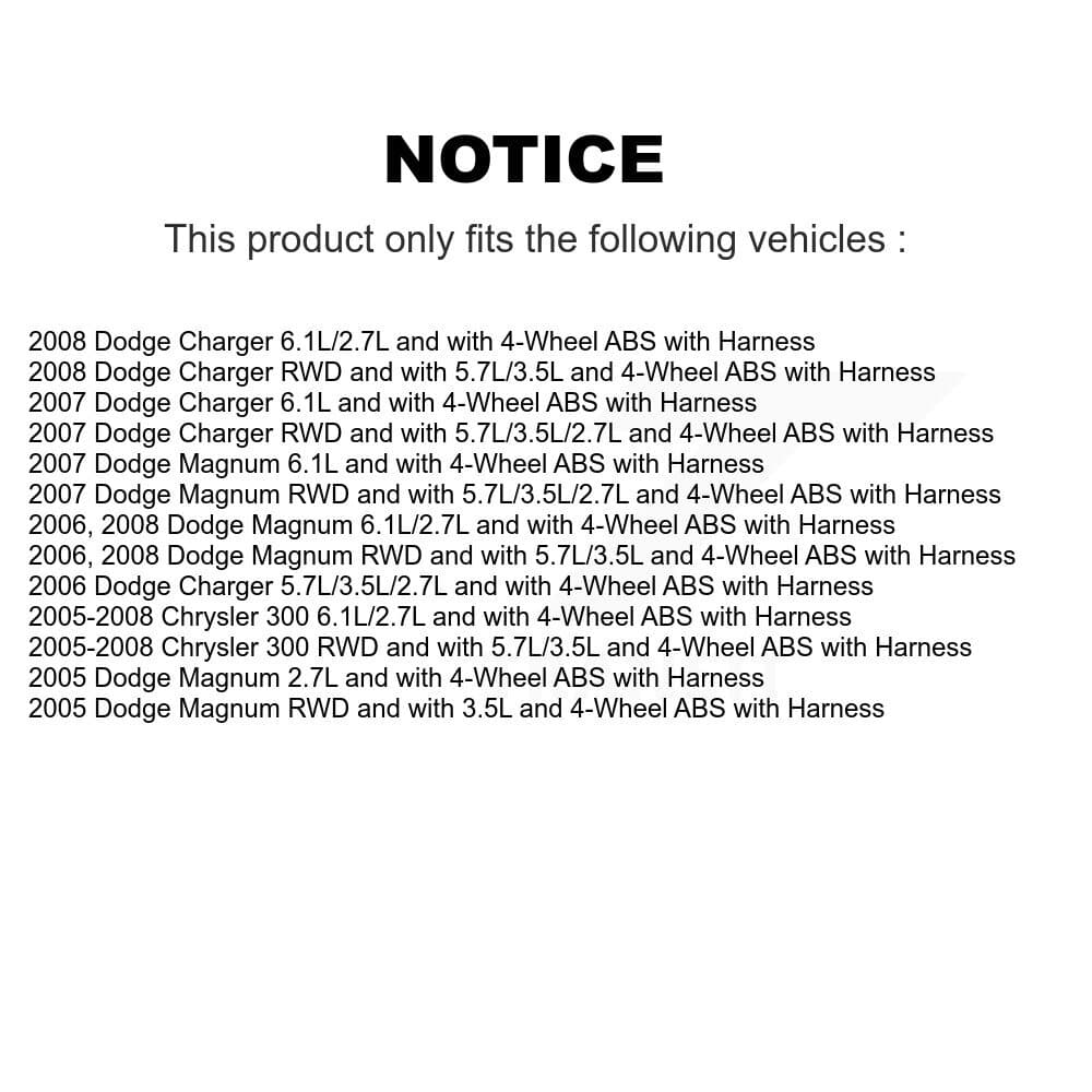 Kugel - K7S-100600 - Rear Wheel Bearing and Hub Assembly Kits image 11