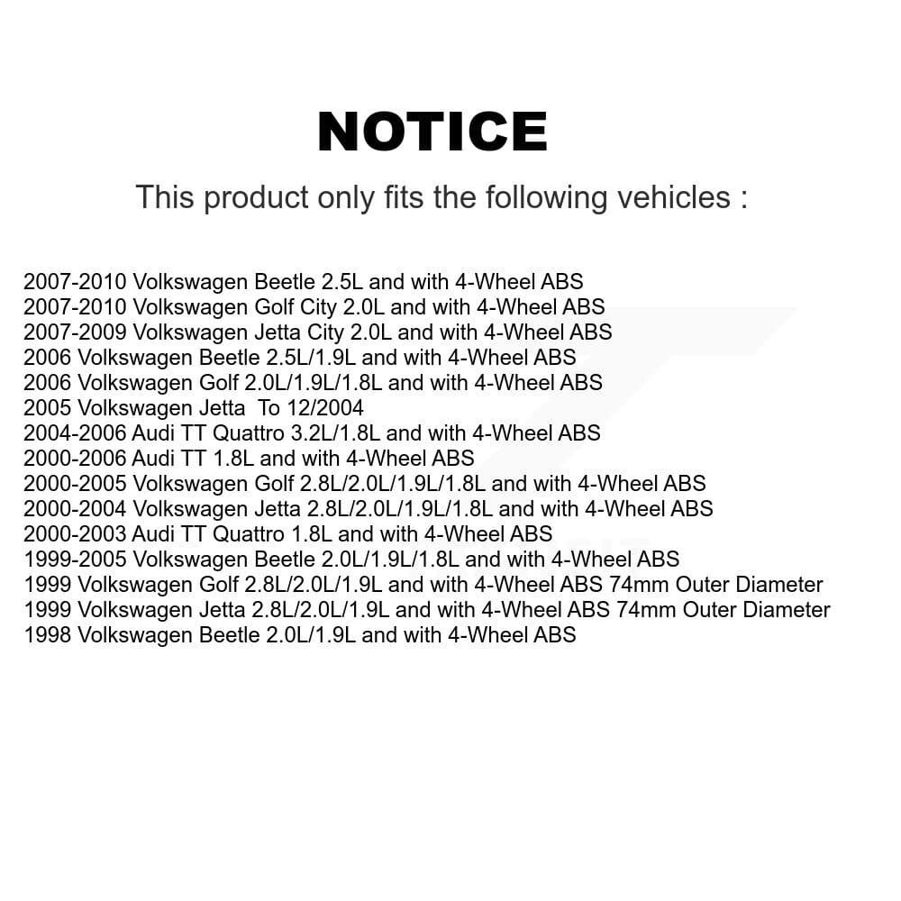 Kugel - K7S-102457 - Front Wheel Bearing Kits image 10