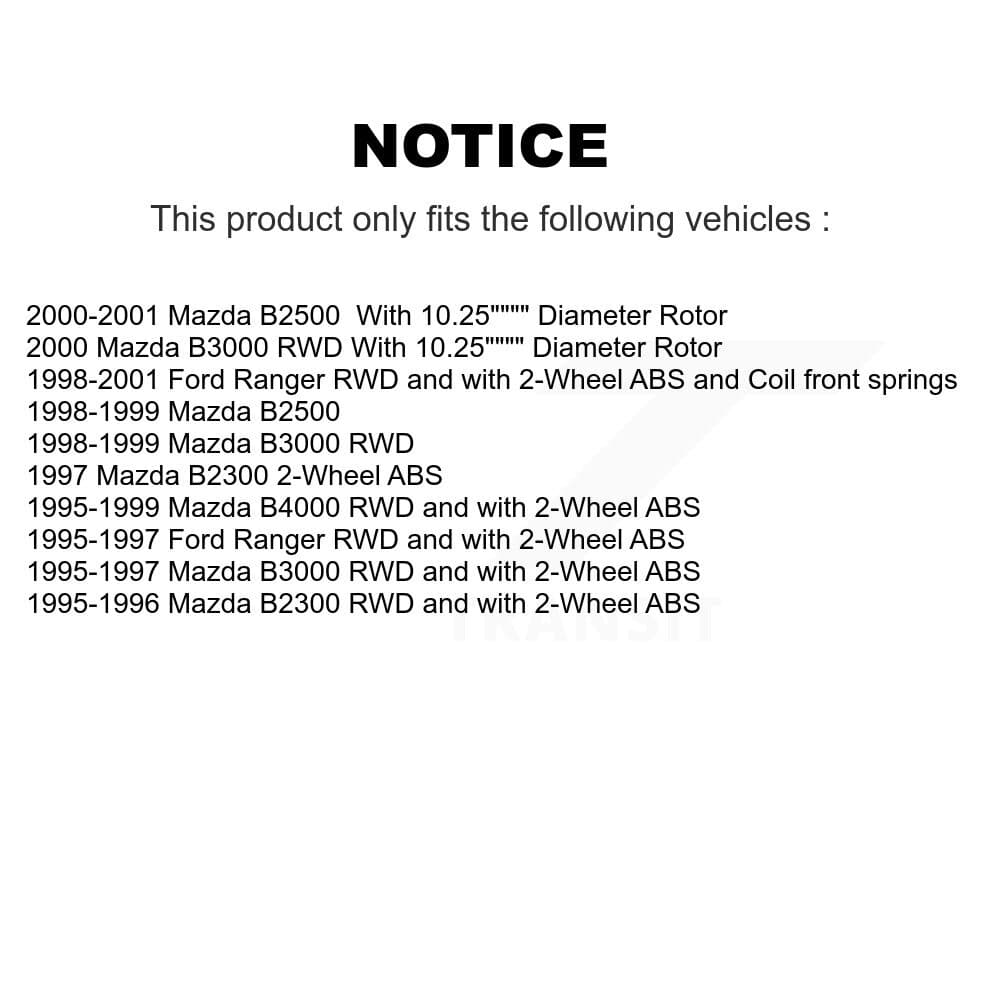 CMX - K8-100025 - Front Disc Brake Rotor and Hub Assembly Kits image 13