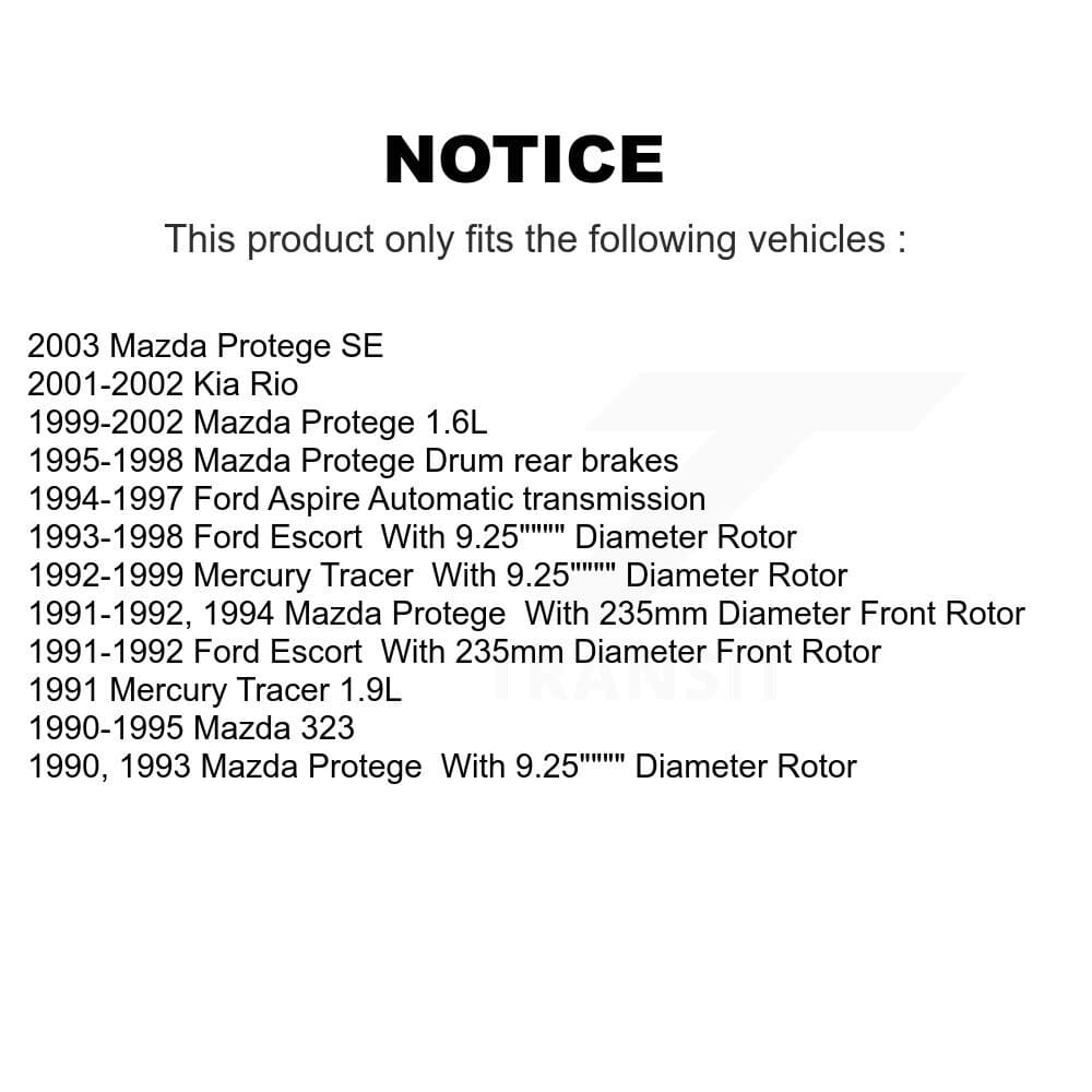 CMX - K8-100131 - Front Disc Brake Rotor Kits image 13