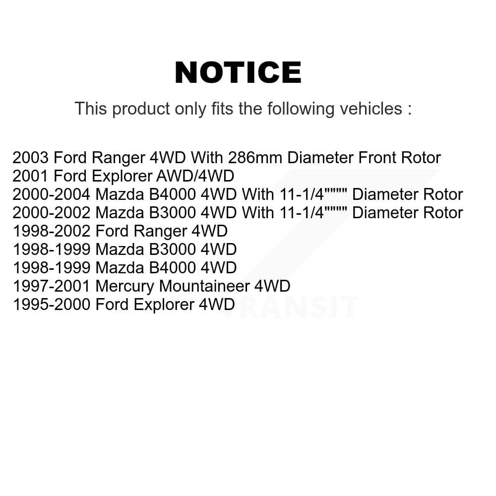 CMX - K8-100141 - Front Disc Brake Rotor Kits image 13