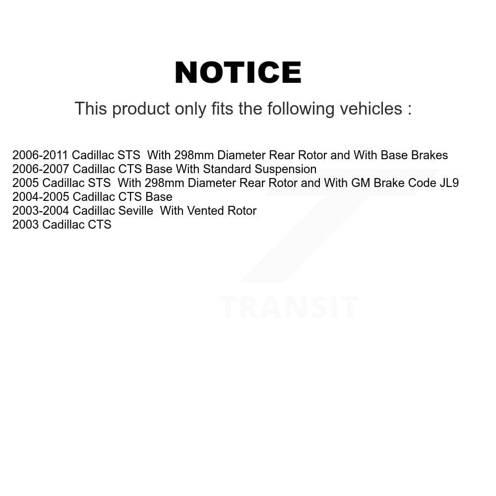 CMX - K8-100580 - Rear Disc Brake Rotor Kits image 13