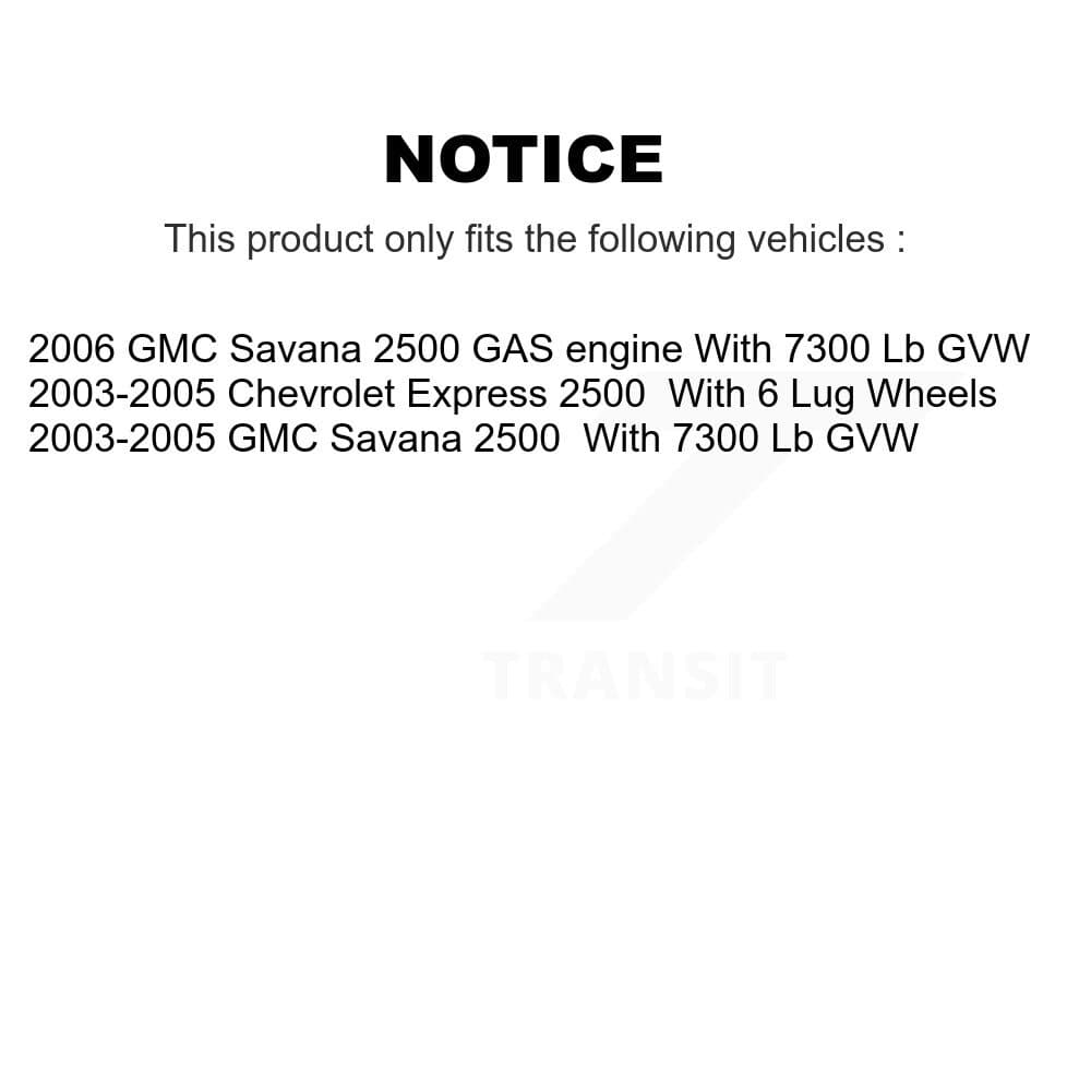 CMX - K8-100581 - Rear Disc Brake Rotor Kits image 13