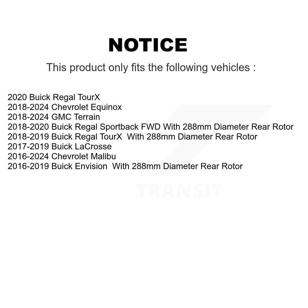 CMX - K8-100620 - Rear Disc Brake Rotor Kits image 13