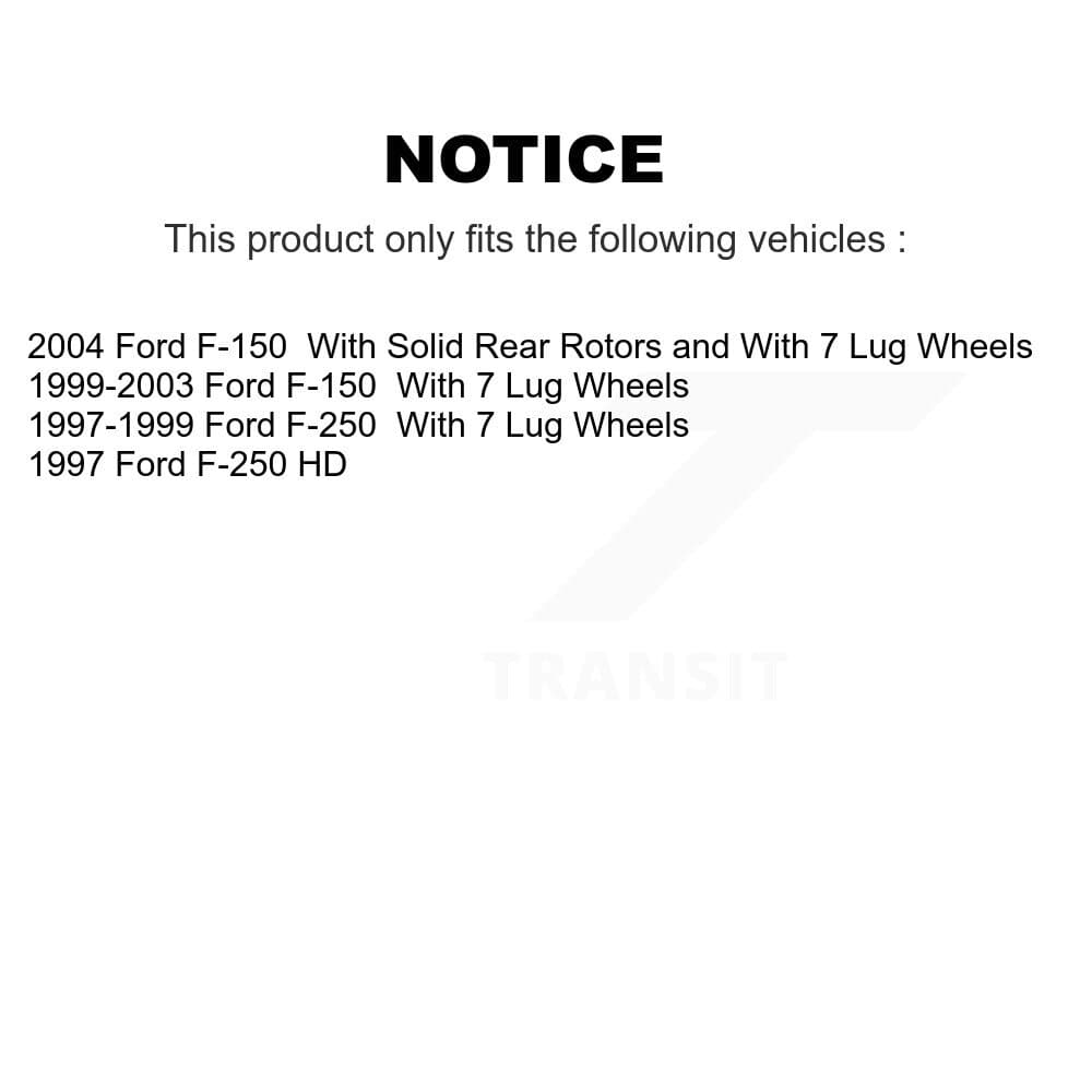 CMX - K8-100633 - Rear Disc Brake Rotor Kits image 13