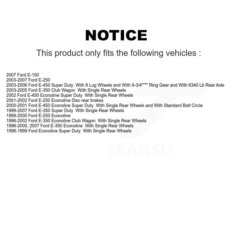 CMX - K8-100636 - Rear Disc Brake Rotor Kits image 13