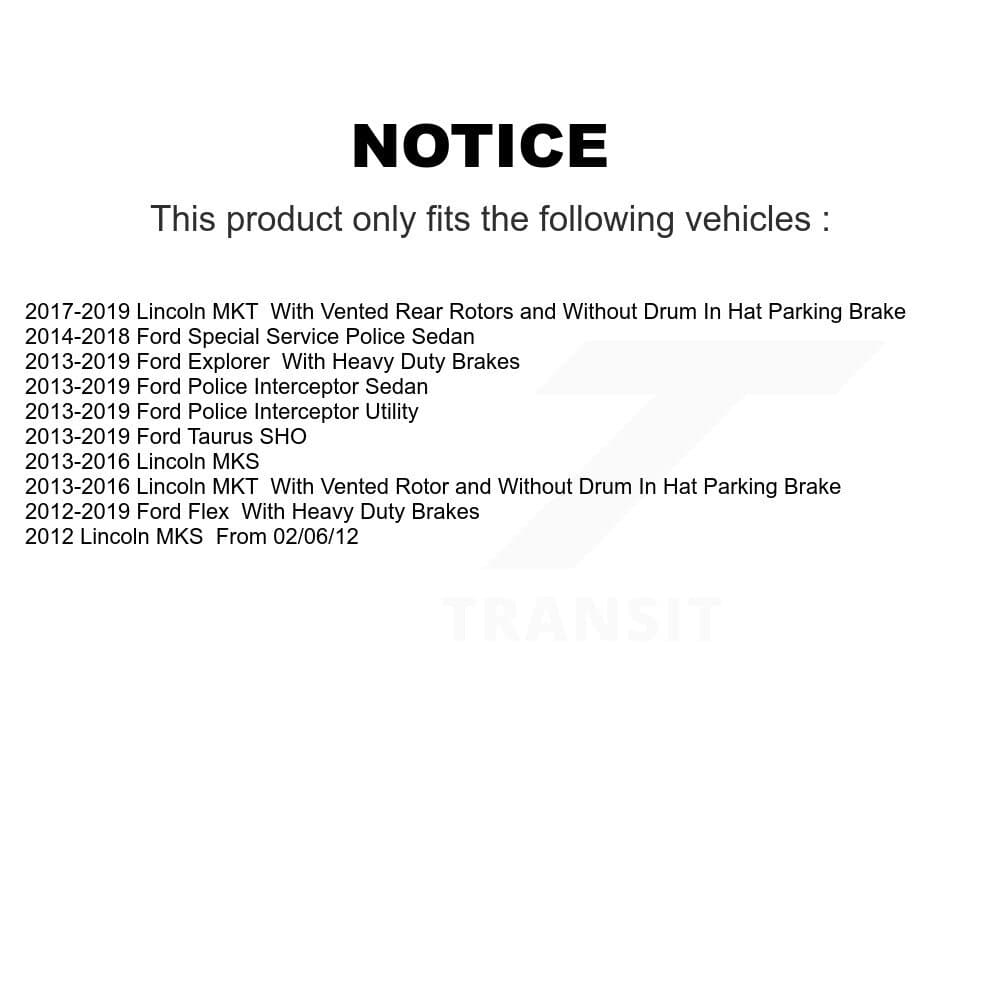 CMX - K8-100670 - Rear Disc Brake Rotor Kits image 13