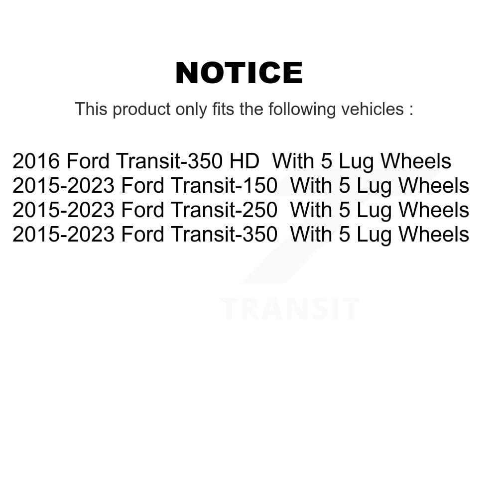 CMX - K8-100677 - Rear Disc Brake Rotor Kits image 13