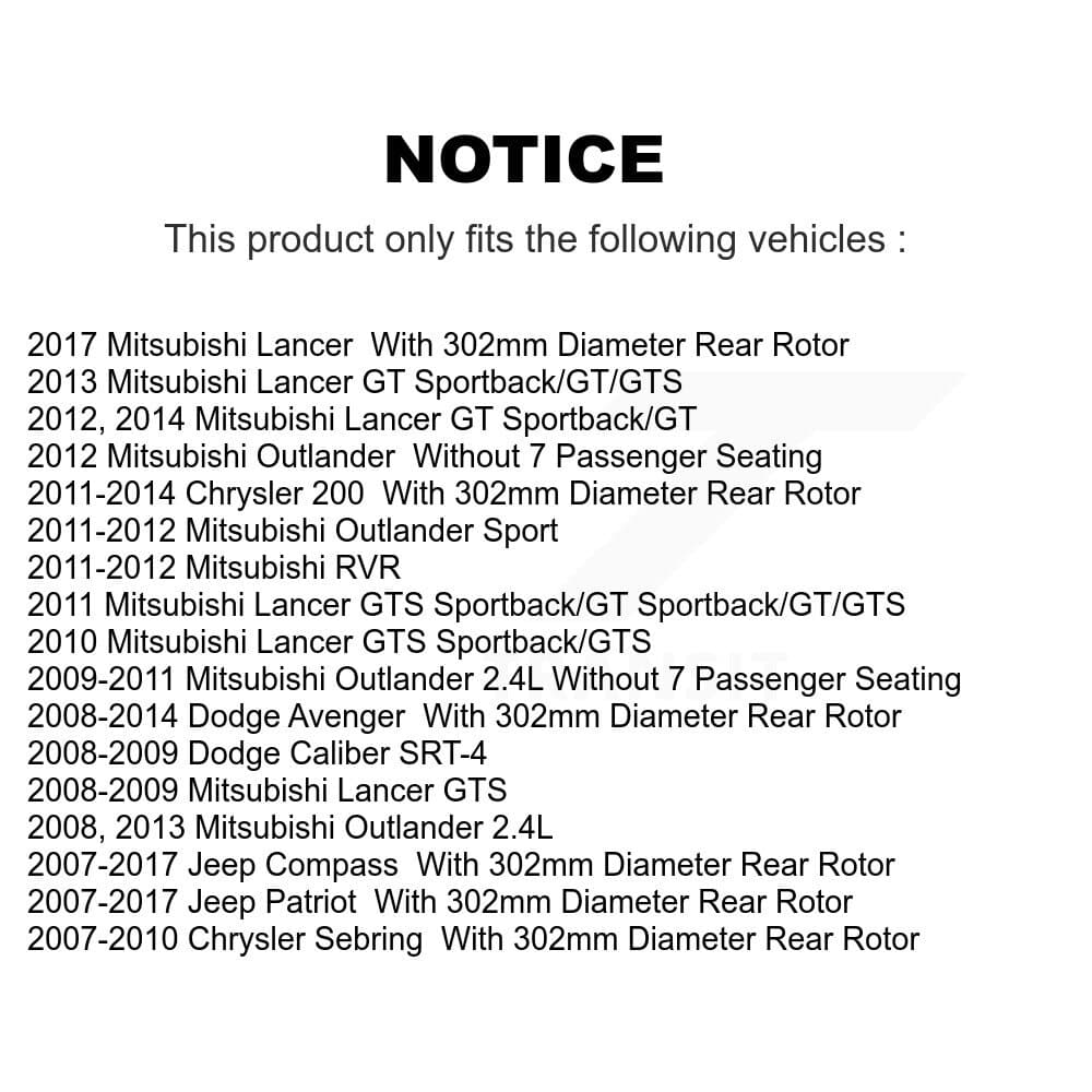 CMX - K8-100703 - Rear Disc Brake Rotor Kits image 13