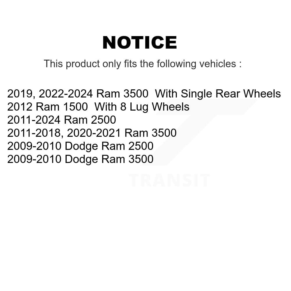 CMX - K8-100708 - Rear Disc Brake Rotor Kits image 13