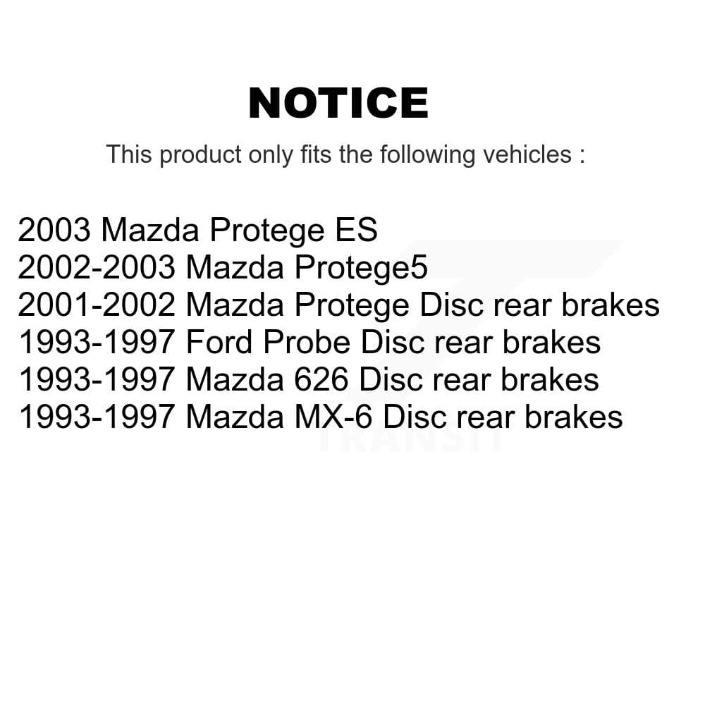 CMX - K8-100725 - Rear Disc Brake Rotor Kits image 13