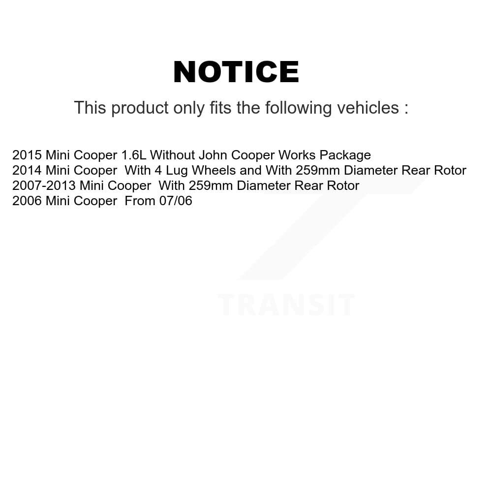 CMX - K8-100871 - Rear Disc Brake Rotor Kits image 13
