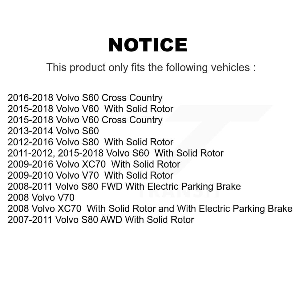 CMX - K8-100872 - Rear Disc Brake Rotor Kits image 13