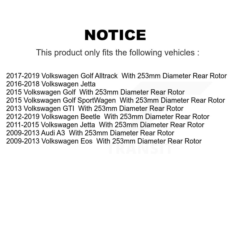 CMX - K8-100910 - Rear Disc Brake Rotor Kits image 13