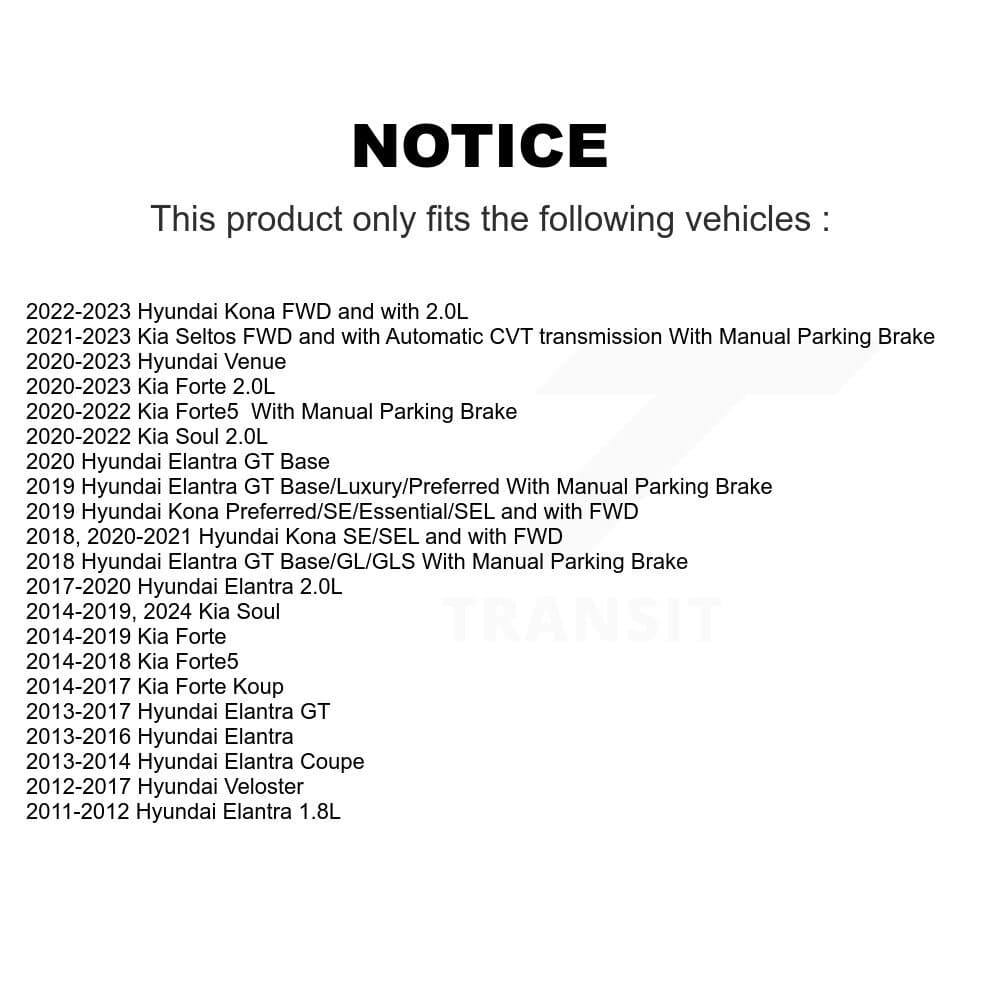 CMX - K8-100923 - Rear Disc Brake Rotor Kits image 13