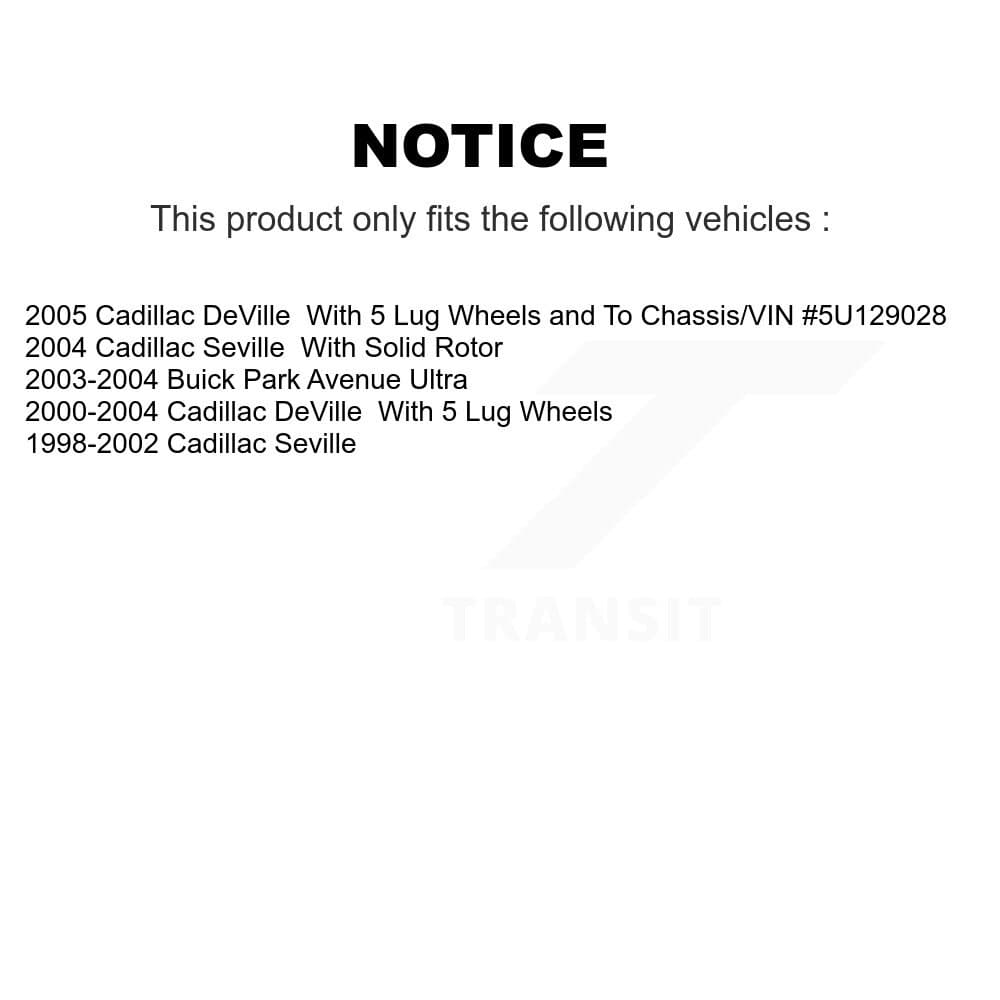 CMX - K8-100975 - Front and Rear Disc Brake Rotor Kits image 13