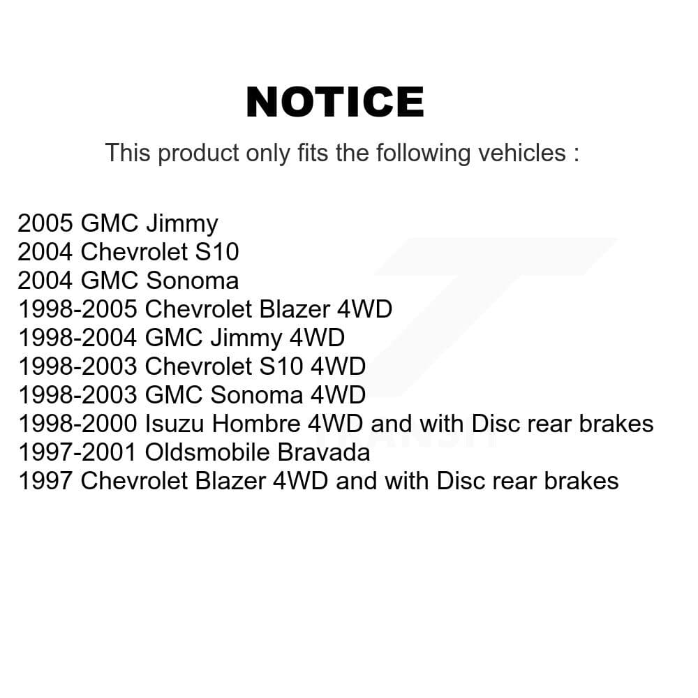 CMX - K8-100979 - Front and Rear Disc Brake Rotor Kits image 13