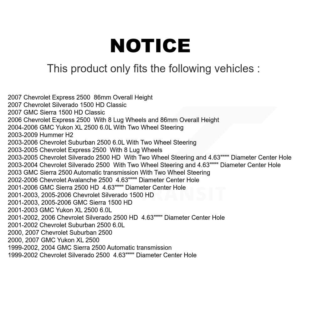 CMX - K8-100988 - Front and Rear Disc Brake Rotor Kits image 13