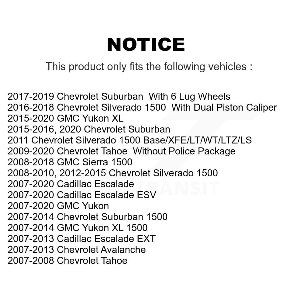 CMX - K8-101012 - Front and Rear Disc Brake Rotor Kits image 13
