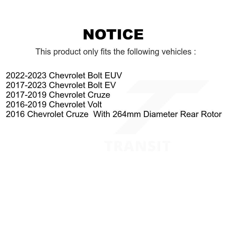 CMX - K8-101052 - Front and Rear Disc Brake Rotor Kits image 13