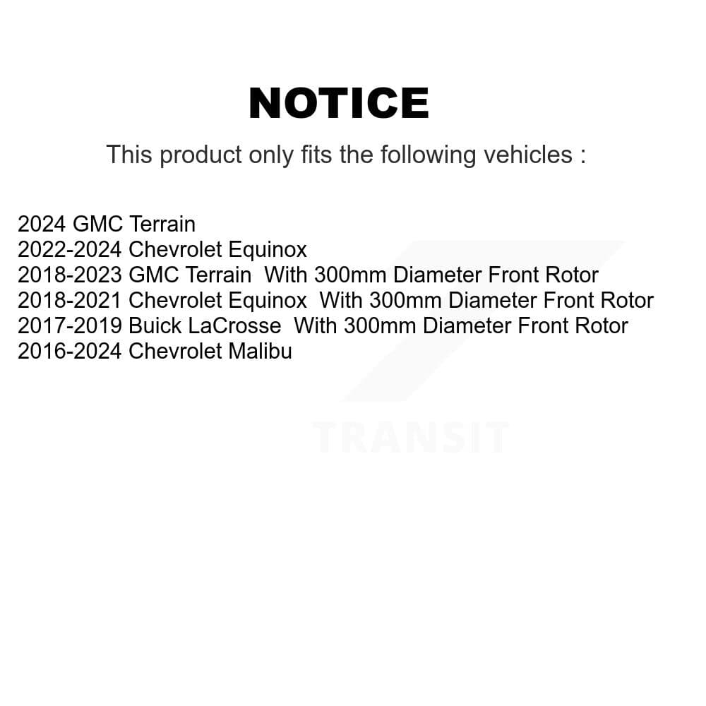 CMX - K8-101060 - Front and Rear Disc Brake Rotor Kits image 13