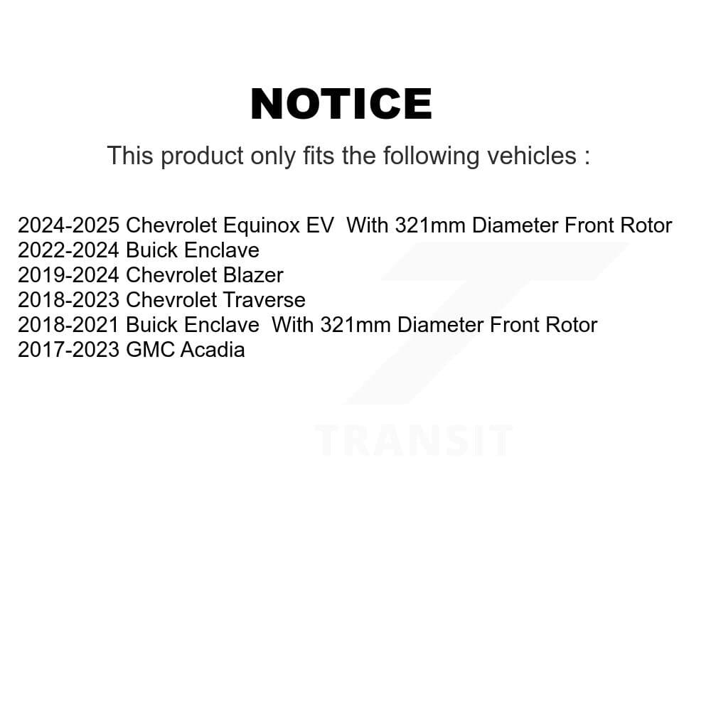 CMX - K8-101065 - Front and Rear Disc Brake Rotor Kits image 13