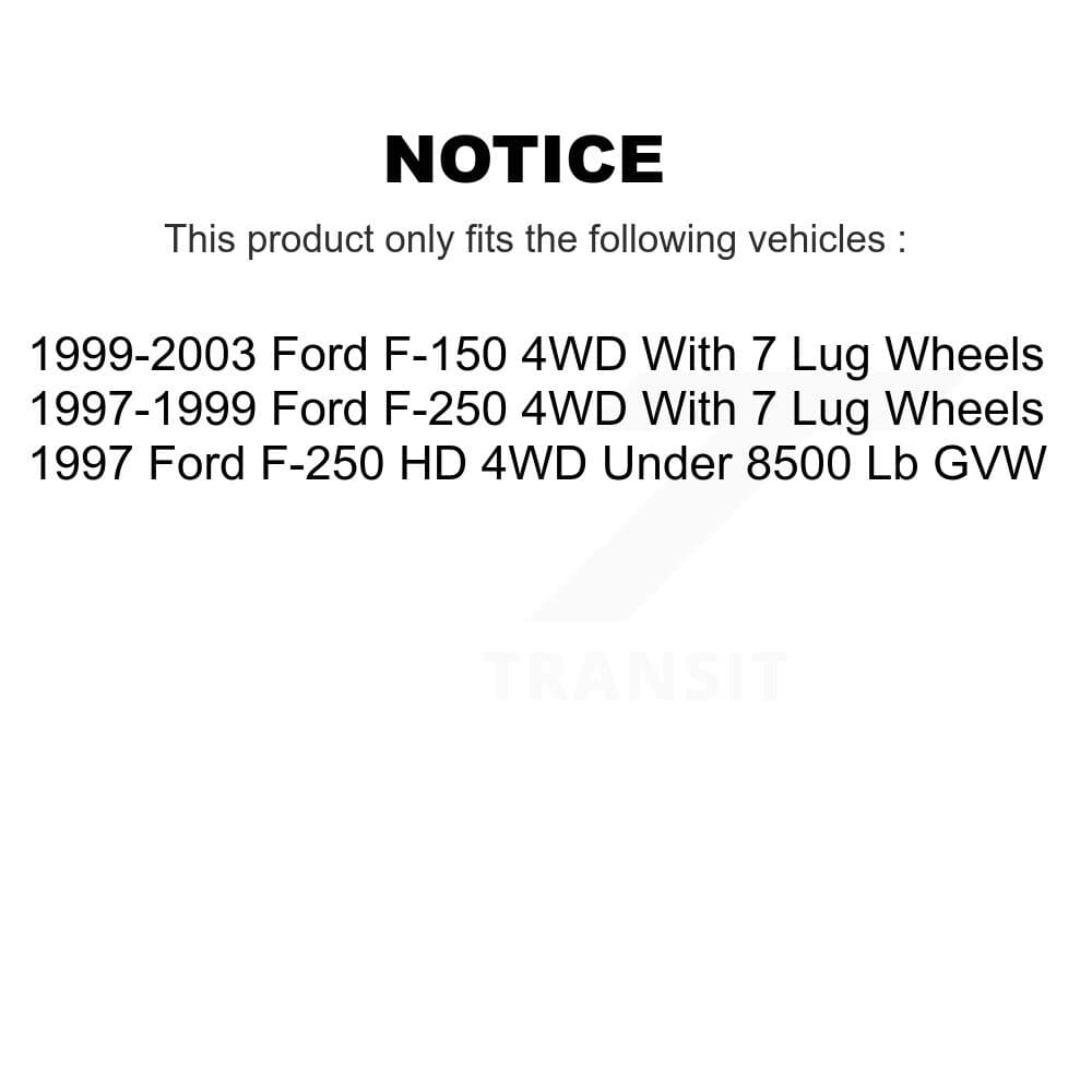CMX - K8-101083 - Front and Rear Disc Brake Rotor Kits image 13