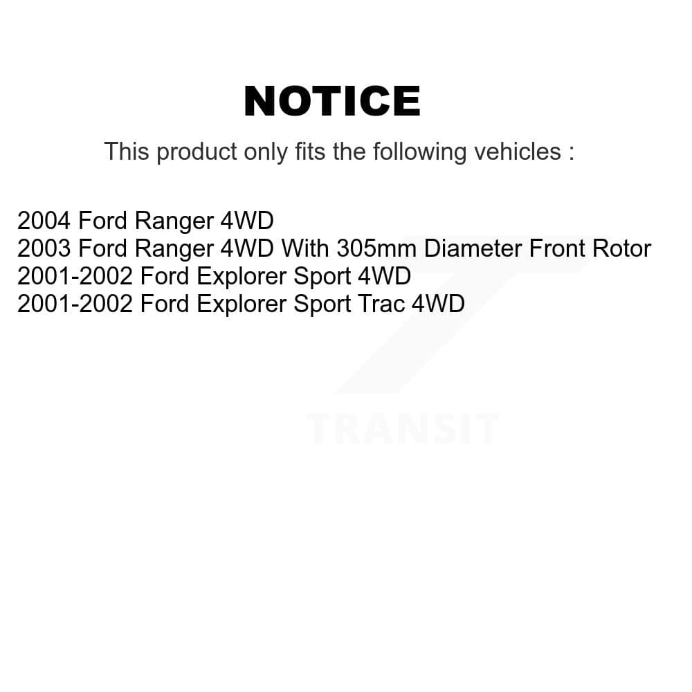 CMX - K8-101102 - Front and Rear Disc Brake Rotor Kits image 13