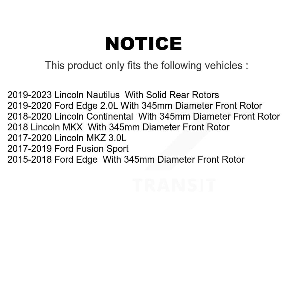 CMX - K8-101160 - Front and Rear Disc Brake Rotor Kits image 13