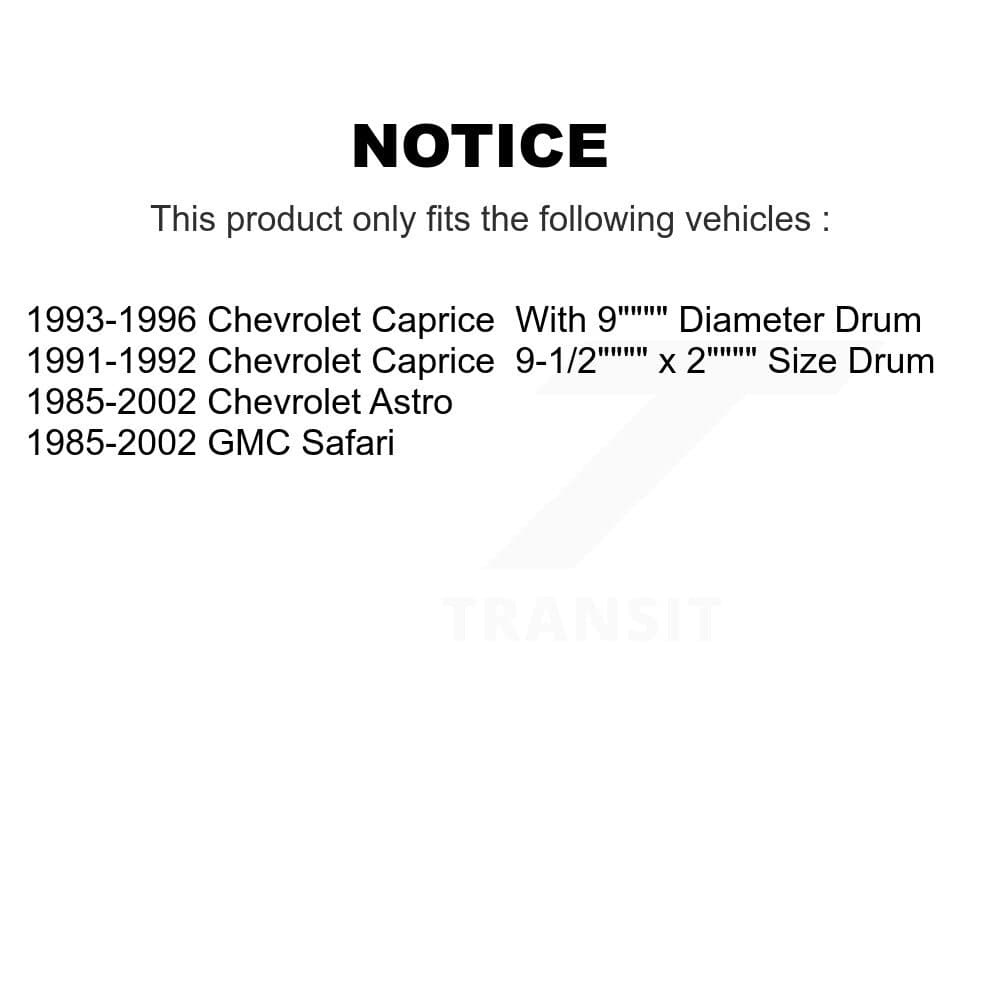 CMX - K8-101877 - Rear Brake Drum Kits image 8