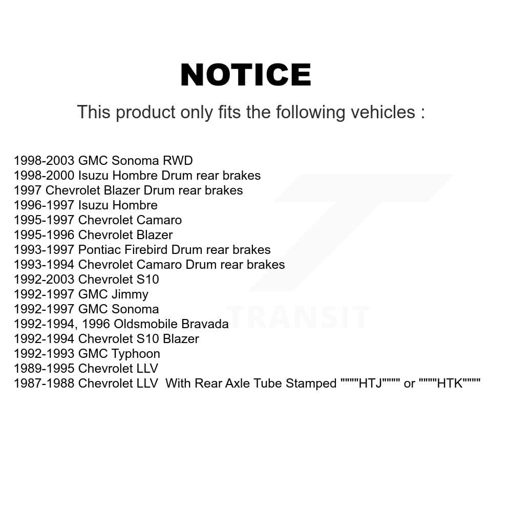 CMX - K8-101918 - Rear Brake Drum Kits image 8