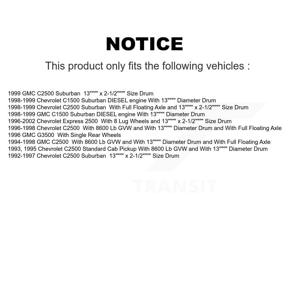 CMX - K8-102198 - Front and Rear Disc Brake Rotor and Hub Assembly Kits image 19