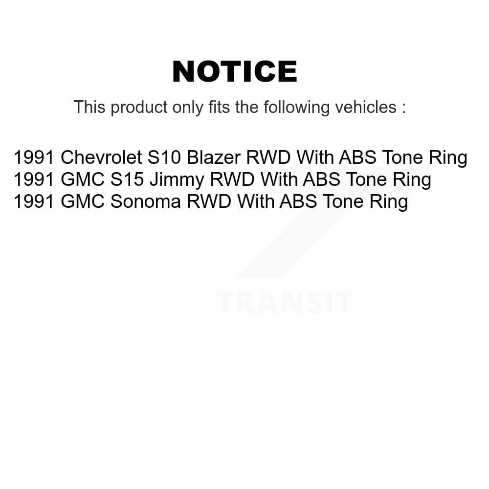 CMX - K8-102204 - Front and Rear Disc Brake Rotor and Hub Assembly Kits image 19