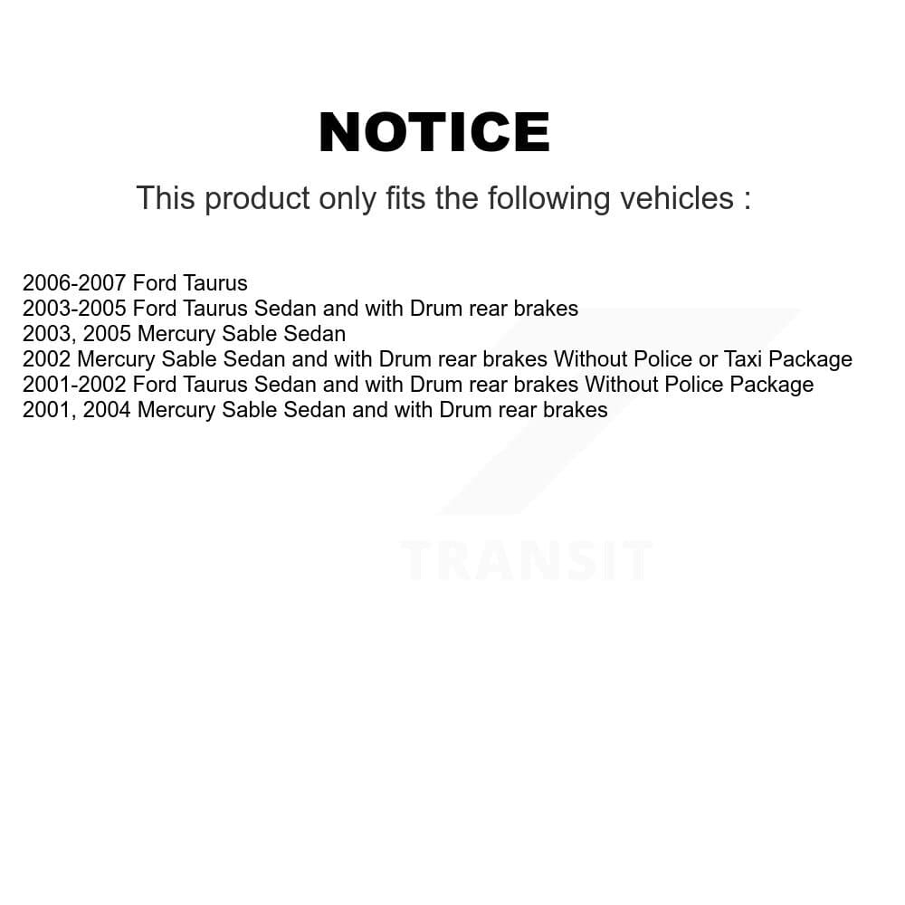 Transit Auto - K8A-100233 - Front and Rear Disc Brake Kits image 19