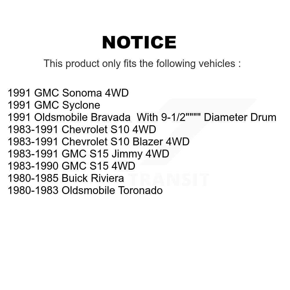 Transit Auto - K8A-100321 - Front and Rear Disc Brake Kits image 19
