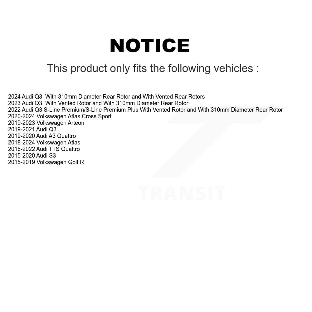 Transit Auto - K8A-100416 - Rear Disc Brake Kits image 19