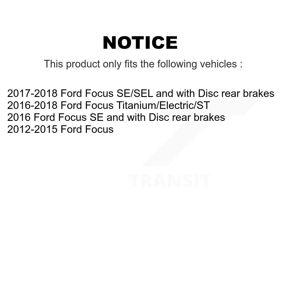 Transit Auto - K8A-100614 - Rear Disc Brake Kits image 19