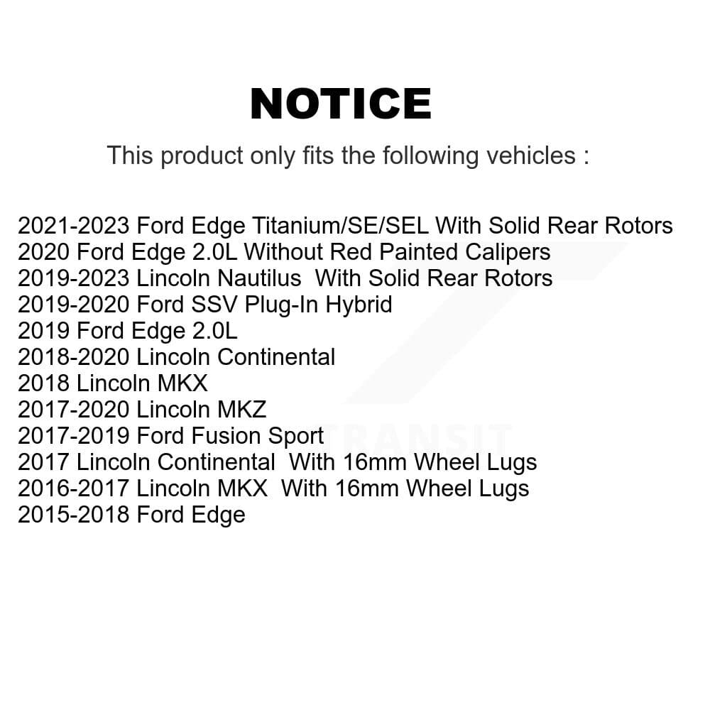 Transit Auto - K8A-100865 - Rear Disc Brake Kits image 19