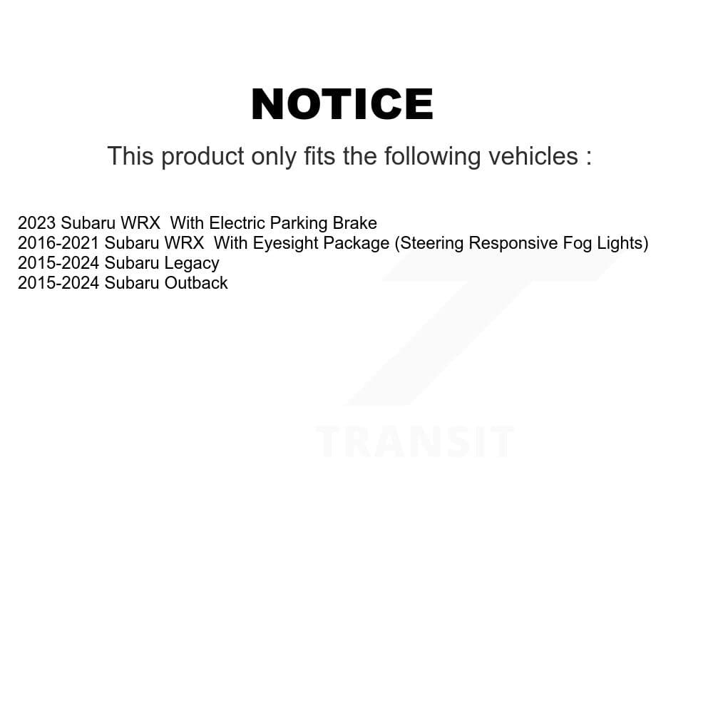Transit Auto - K8A-101213 - Rear Disc Brake Kits image 19
