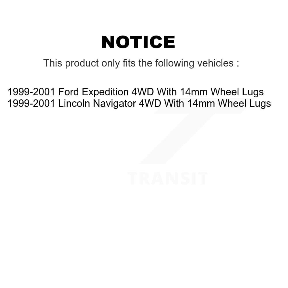 Transit Auto - K8A-101407 - Front and Rear Disc Brake Kits image 19