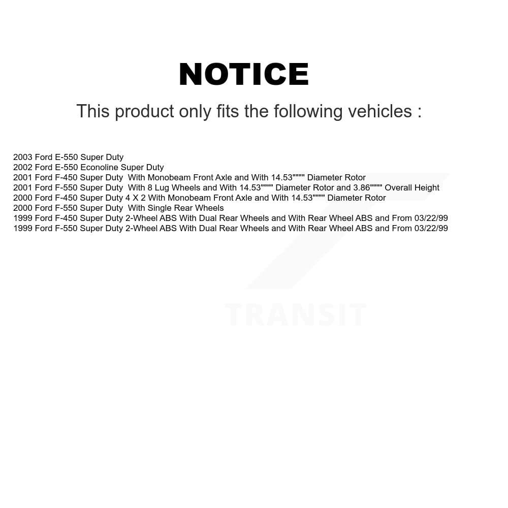 Transit Auto - K8A-101524 - Front and Rear Disc Brake Kits image 19