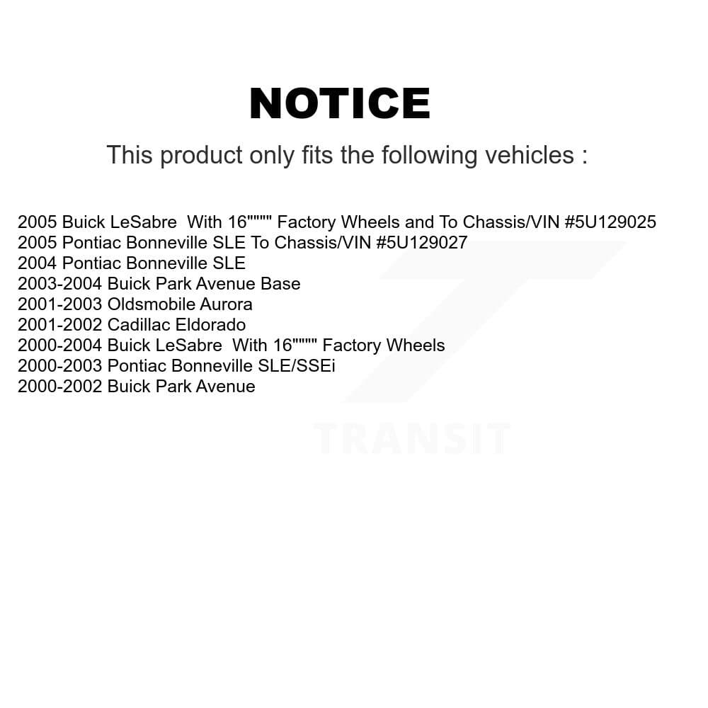 Transit Auto - K8A-101885 - Front and Rear Disc Brake Kits image 19