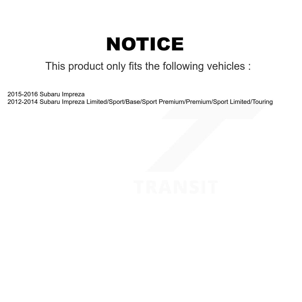 Transit Auto - K8A-102203 - Front and Rear Disc Brake Kits image 19
