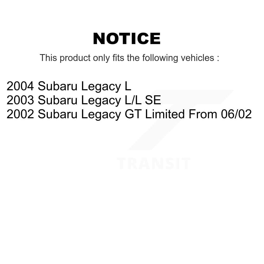 Transit Auto - K8A-102225 - Front and Rear Disc Brake Kits image 19